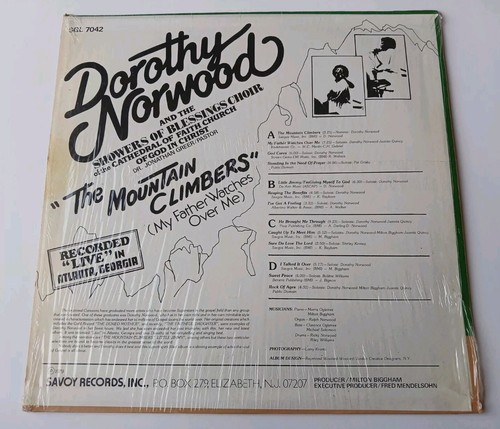 Dorothy Norwood - The Mountain Climbers Vinyl 2XLP - 1979 Savoy Records - Picture 5 of 18
