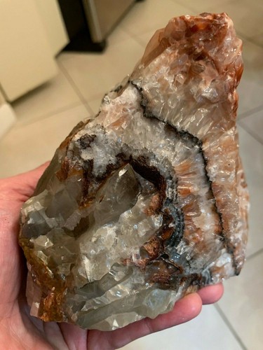 Multicolored Calcite Crystal Mineral Gemstone Medium Natural Rock Specimen 555 - Picture 6 of 12