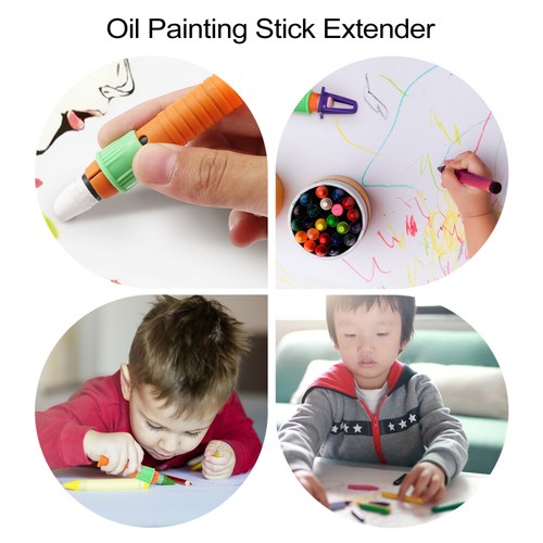 15 Pcs Crayon Sharpener Oil Pastel Extender Color Pencil Lengthener - Picture 4 of 12