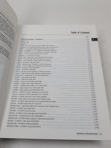 Electronics Book: Analog Devices, Data Converter Reference Manual Vol 1&2 1992 - Picture 9 of 22
