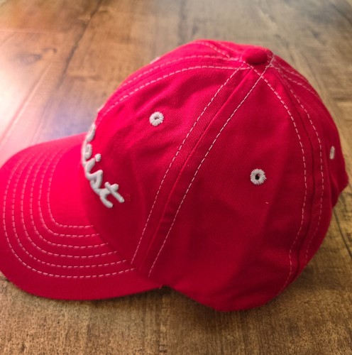 Titleist Golf Baseball Cap KIA Finance Red White Hat Adjustable Back Strap NEW - Picture 5 of 8