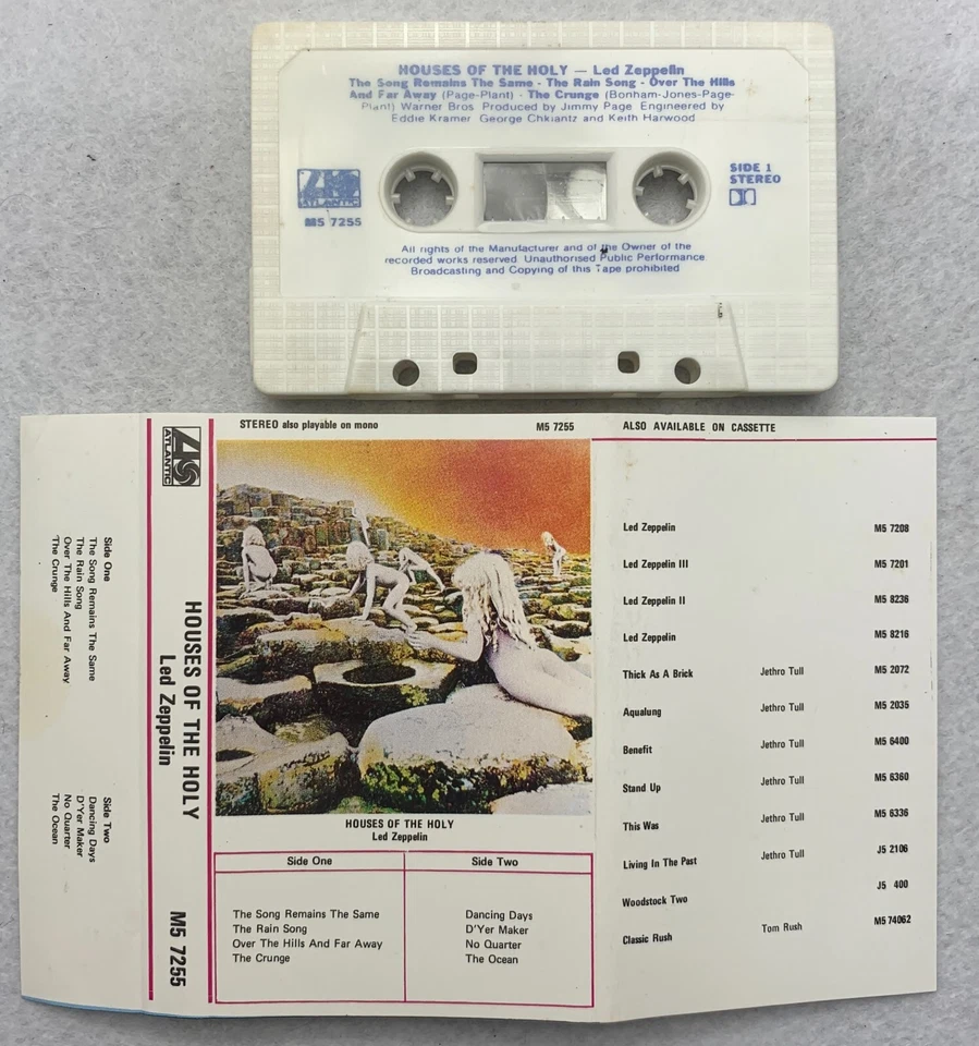 Led Zeppelin – Houses Of The Holy, AUS Cassette - Image 2 of 4