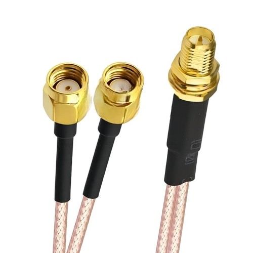 Rozdzielacze SMA Kabel SMA Wtyk do podwójnego żeńskiego SMA Drut o niskiej stracie RG316 Y - Zdjęcie 3 z 12