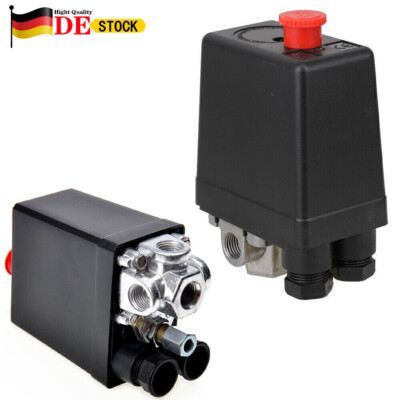 230V 1/4'' Druckregler DRUCKSCHALTER FÜR GÜDE KOMPRESSORSCHALTER DRUCKREGLER DE