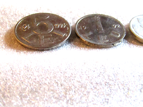 MOLDOVA 5 Lei 1993 1 Leu 1992 ( lot 4 coins ) RARE / Moldau Moldavia Moldawien - Picture 4 of 8