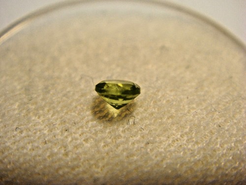 Peridot Round Cut 5 mm Gemstone 0.50 Carats Natural Gem - Foto 2 di 3