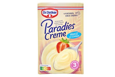 6 or 12 sachets Dr. Oetker Pradise Cream   Vanilla Lemon White Chocolate Nougat
