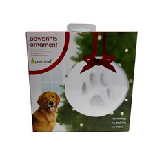 Pearhead Pawprints Ornament Easy to use NEW SET Make a paw print ornament