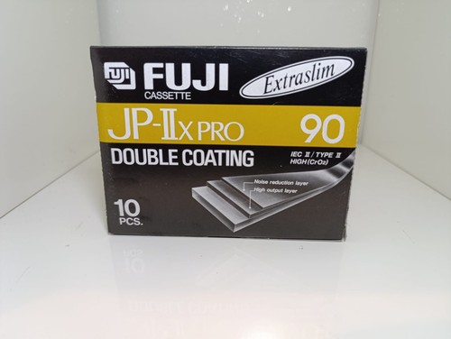 Box 10 x Fuji JP-II Xpro 90 1992 made in Japan cassette kassetta tapes chrome - Zdjęcie 6 z 6
