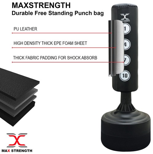 Free Standing Boxing Punching Bag Stand Kick Heavy MMA Martial Art Training - Picture 100 of 178
