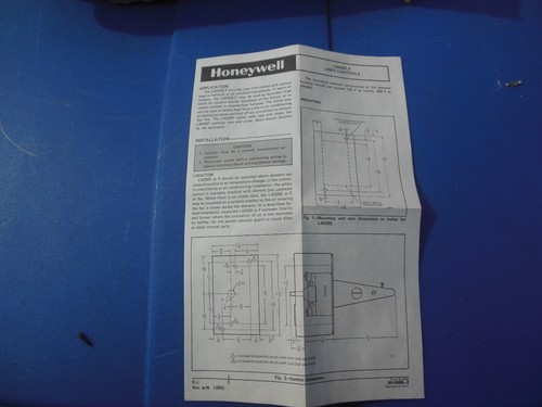 Honeywell L4029E1011 Grenzwertregler - Bild 3 von 3