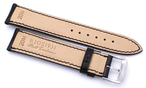 Rios1931 Chicago Made in germany Shell Cordovan Watchstrap 18mm 20mm 22mm - Picture 3 of 10