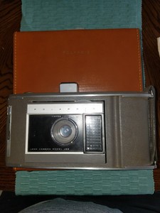 Polaroid-Electric-Eye-Land-Camera-Model-J66-With-Original-Polaroid-Leather-Case