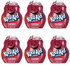 6 Pack Kool-Aid Liquid Cherry Artificially Flavored Drink Mix 1.62 Oz Bottle
