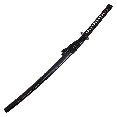 41 Zoll SCHARFE Klinge Katana handgefertigtes Samurai-Schwert mit Musashi Tsuba & Schorf - Bild 4 von 4