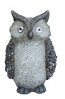 Garden Figure Fiber Glass Owl With Solar #PG115