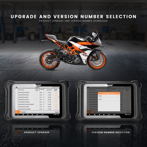 OBDSTAR MS70 Escáner Motocicleta Moto Herramienta Diagnóstico Nueva Generación Actualización - Imagen 5 de 15