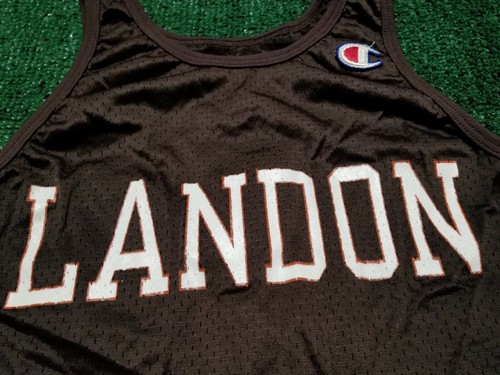 Vintage Landon Tank Top M Medium Jersey High School - Picture 2 of 9