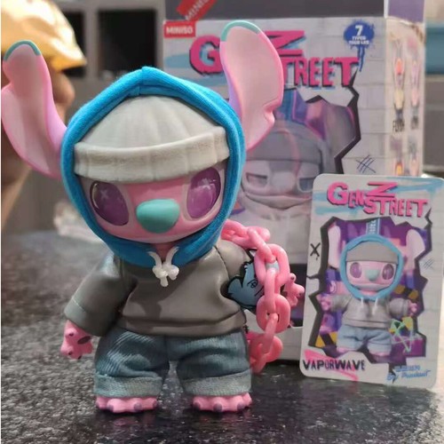 1x Miniso Stitch GenZ Street Series Caja Ciega Vinilo Peluche Colgante Conjunto Juguetes Artísticos - Imagen 13 de 18