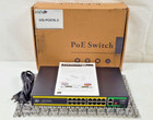 InVid VIS-POE16-2 16 Port PoE Switch with 2 Up-Link Ports NEW