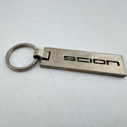 OEM Scion Keychain Silver Key Tag Toyota - NEW NOS - Picture 1 of 2