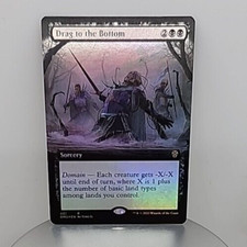 MTG Drag to the Bottom Dominaria United 401 Foil Rare