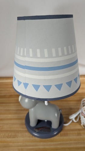 Lambs & Ivy  Gray Bears Nursery Lamp with Shade 16" Tall - Picture 16 of 24