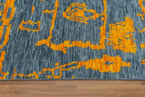 Jetgrau Stammesmuster Zuhause Wanddekor Neuseeland Wollteppich für Esszimmer - Bild 6 von 11