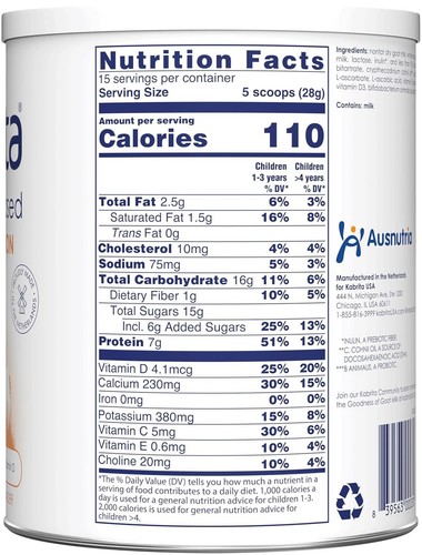 Kabrita Junior Goat Milk Powder for Kids, Ages 2-7, Non-GMO, 14oz (Pack of 6) - Picture 2 of 6