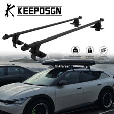 Für Kia EV6 Dachträger Querstangen Crossbar Regenrinne ohne Dachreling Stahl