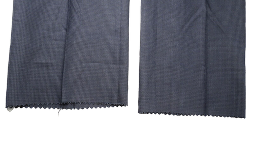 Hugo Boss Dress Pants 36 Navy Micro Check Unhemmed Slim Fit NEW - Picture 5 of 11