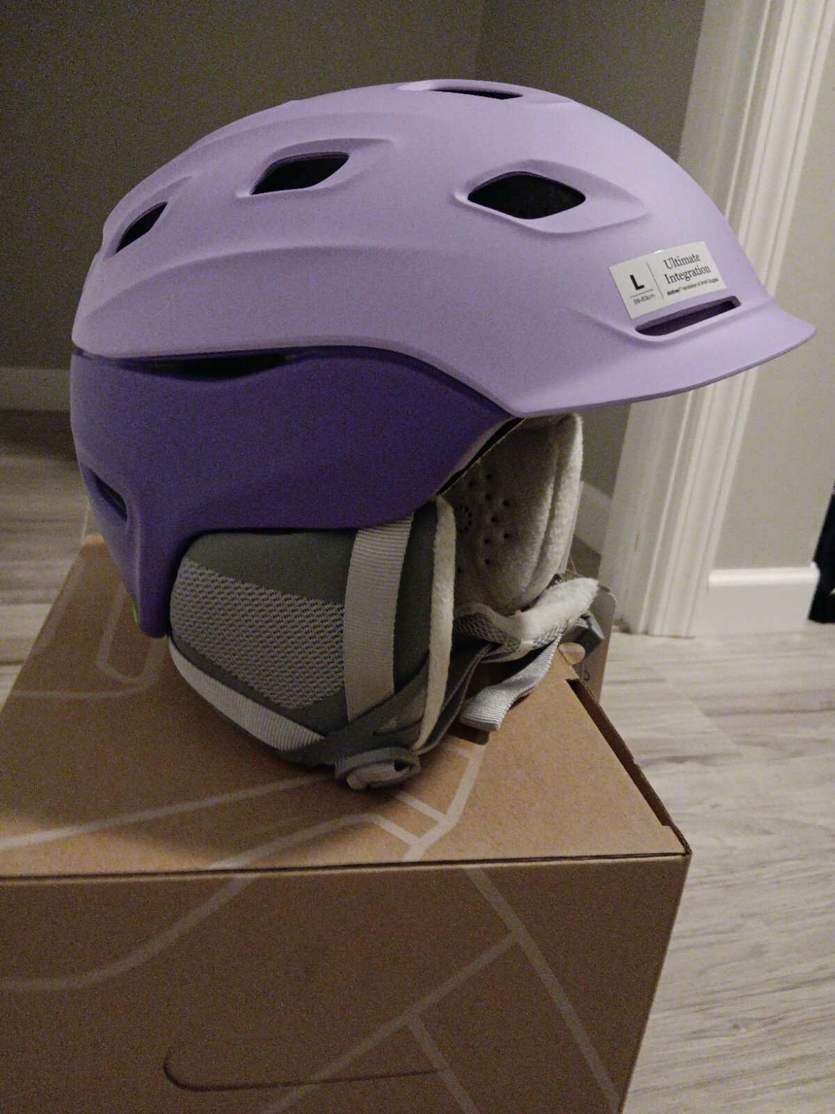 Nuevo casco de snowboard para mujer L