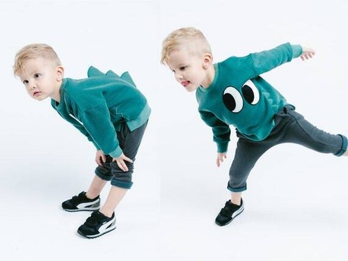Green Dino Sweater, Boy 3T-6 - Picture 8 of 11