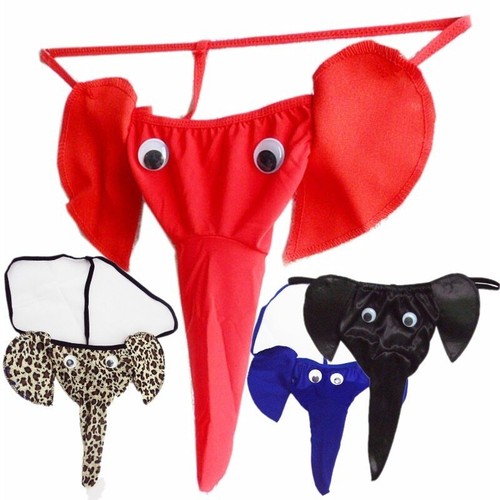 Nuevo Sexy hombres diseño de elefante Tanga Calzoncillos elástico Tanga hombres - Imagen 7 de 30