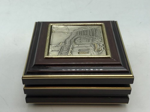 Schmuckschatulle 925% Silber quadratisch Schmuckkästchen Farbe - Kunst - Bild 8 von 11