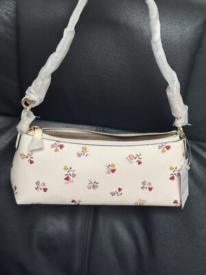 NWT Coach Charlotte Shoulder Bag With Heart Print CX581 | eBay