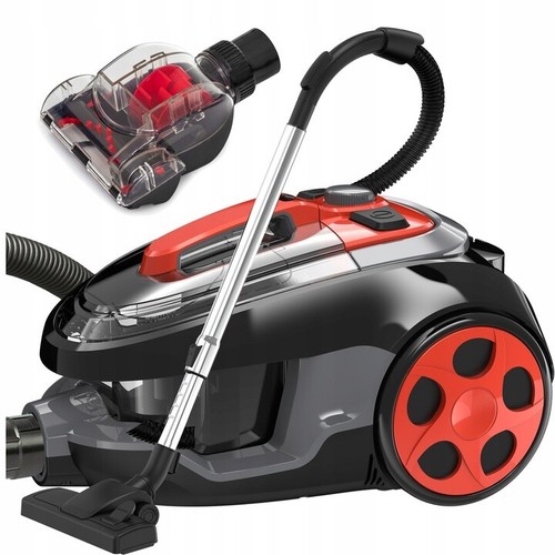 HEPA HOOVER 4000W CYCLONIC BAGLESS 2.5L TURBO PER TAPPETI POTENTE - Foto 7 di 12