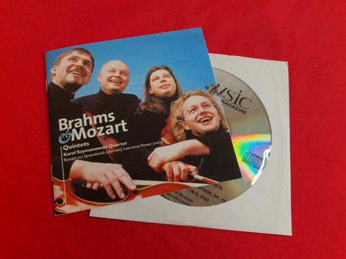 Brahms & Mozart Quintets Karol Szymanowski Quartet Van Spaendonck Power BBC CD - Picture 5 of 5