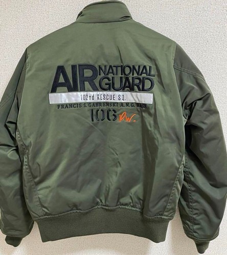 AVIREX Type MA-1 L-CWU MODJACKET106RW Green Size M free shippping from JP - Picture 5 of 7