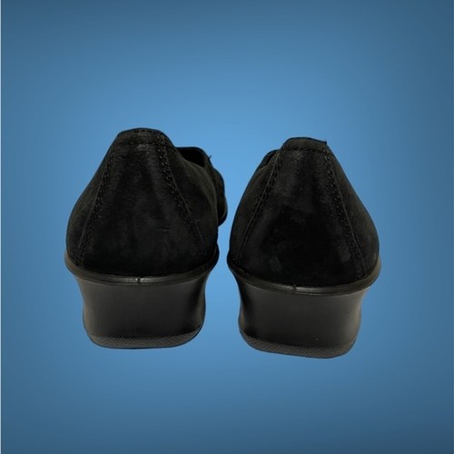 Ecco Damen-Slipper Felicia Sommer schwarz Keilabsatz Größe 36 - Bild 4 von 8