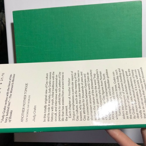 Another Mother Tongue: Gay Words, Gay Worlds, Judy Grahn Signed 1st Ed. DJHC - Picture 3 of 10