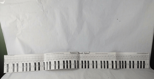 Vintage 1984 Castiglione Reversible Keyboard Learn to play Piano