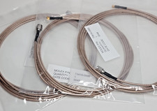 (3) MMCX (Male) Right Angle, Gold to SMA (Male) RG316 Cable 6' 7.5" NEW!