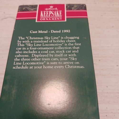 (6) Vintage Hallmark Christmas Train Ornaments Sky Line Jolly Loco Santa Special - Picture 9 of 17