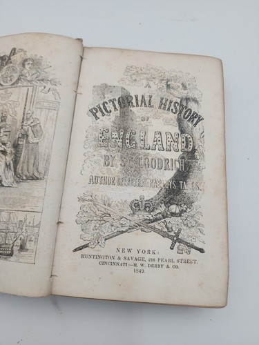 Antique 1849 Pictorial History of England by SG Goodrich - Picture 10 of 23