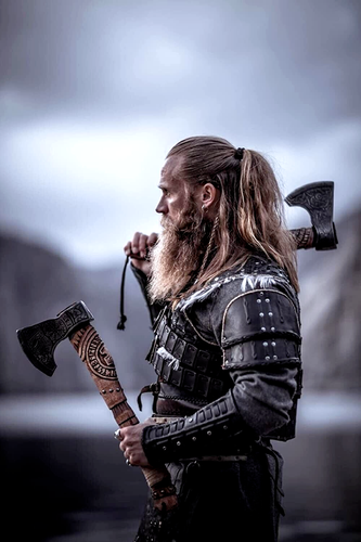Custom Forged Carbon Steel Viking Axe with Ash Wood Shaft Viking Bearded Axe AU - Picture 11 of 11