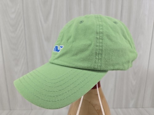 Vineyard Vines Whale Logo Green Hat StrapBack Baseball Hat Cap Adjustable - Picture 11 of 11