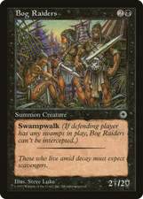 BOG RAIDERS ~mtg NM Portal Common x1
