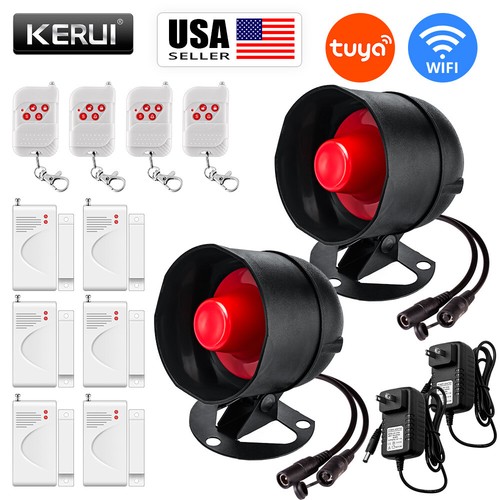KERUI WI-FI Tuya APP Home Security Alarm System Wireless Burglar Door Sensor - Picture 13 of 13