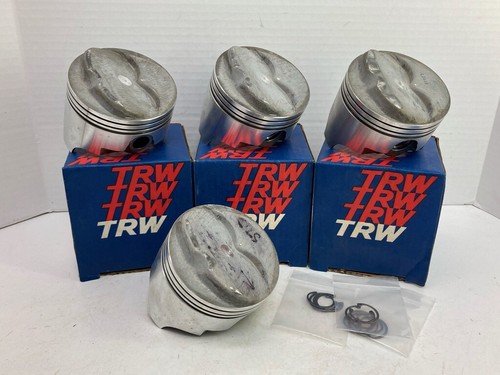 NOS TRW 4 - Engine Pistons L2448 STD for 1967-77 GM 350 4" Chevy Performance - Picture 1 of 9